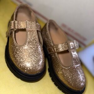 Sparkly Gold Kids Shoes